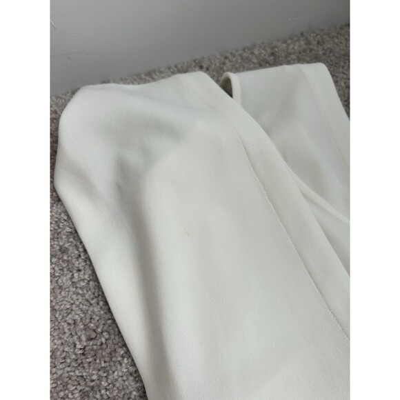 Theory Remaline Structured Sleeveless Admiral Crepe Jumpsuit Ivory Size 8 NWT - Picture 12 of 12